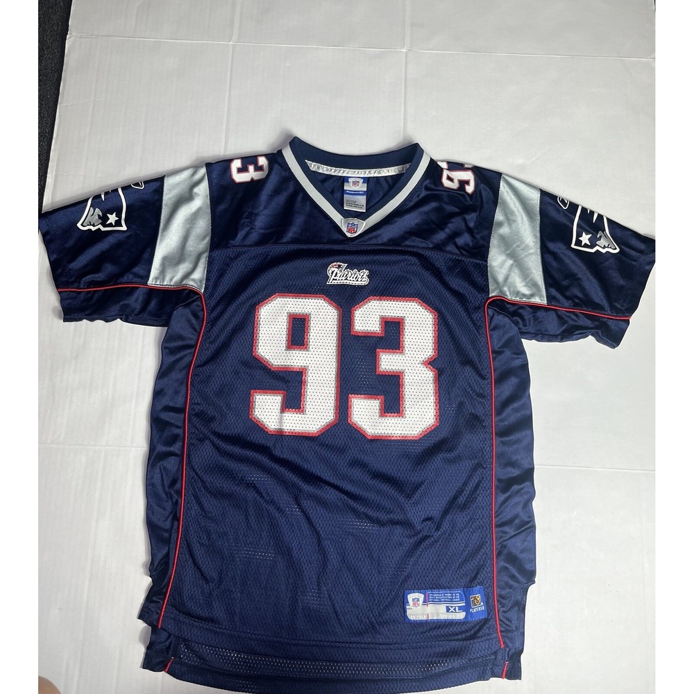 England Patriots Reebok Youth Seymour  #93Jersey‎ Size XL (18-20)